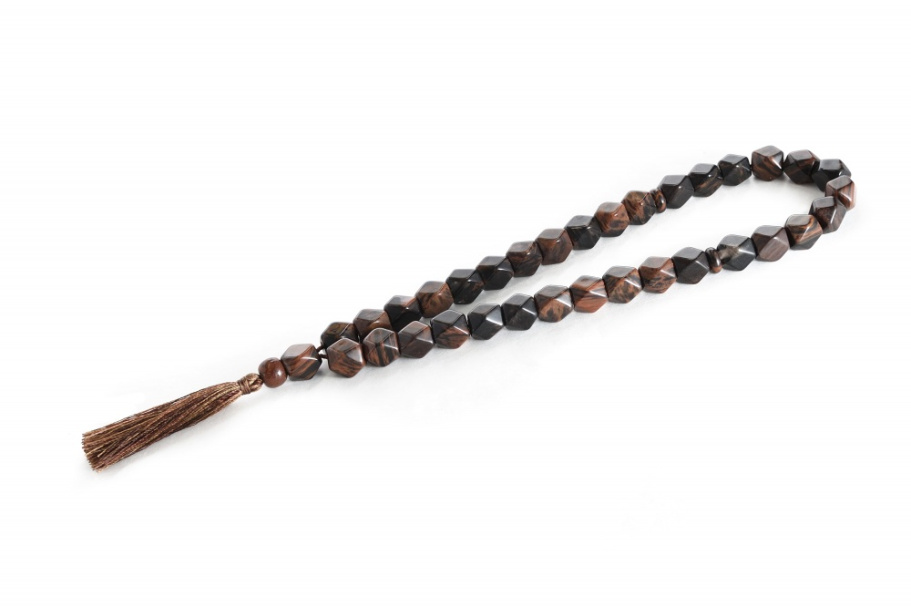 Четки граненые "Удача" коричневый камень, Давыдов С.