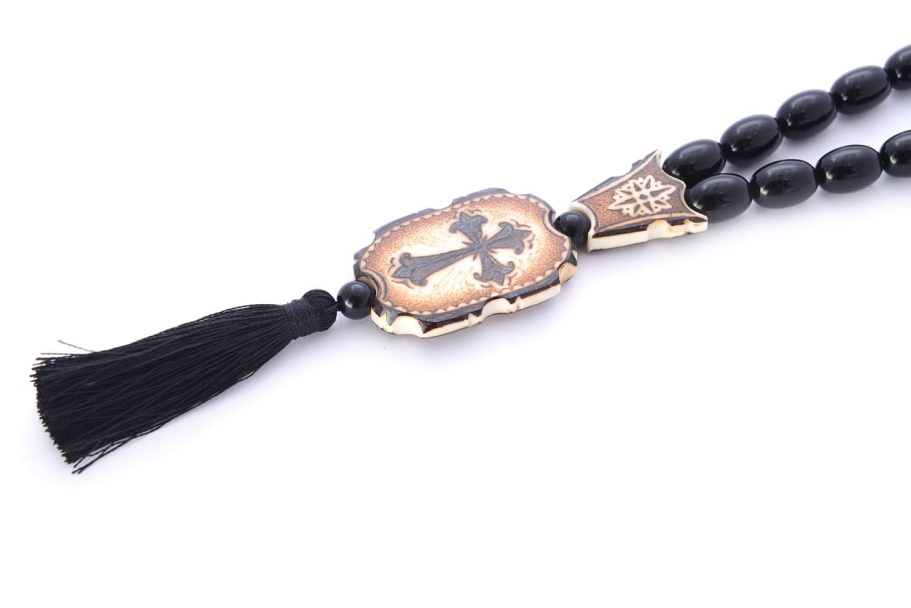 Четки черные "Молитва" эбонит, Беркутов К. купить в Нижнем Новгороде