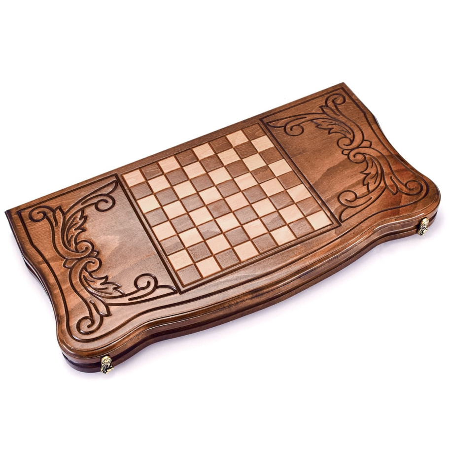 Нарды резные "Лев" большие 60, Даудов купить в Нижнем Новгороде