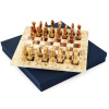 Шахматы каменные "Карфаген" яшма и ракушечник 40