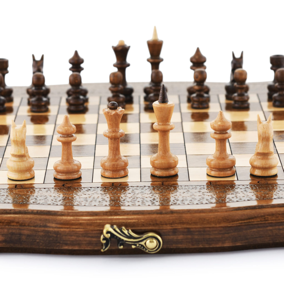 Шахматы + нарды резные  "Универсальные" 30, Harutyunyan купить в Нижнем Новгороде