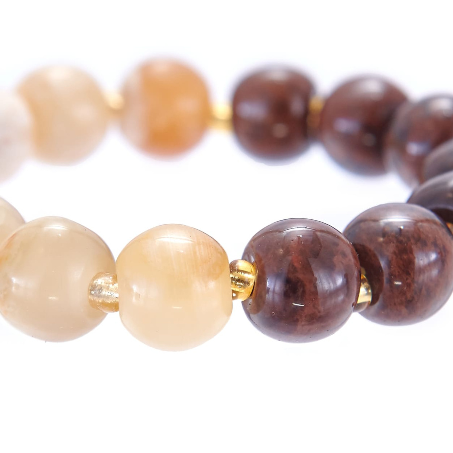 Браслет Либер желтый и коричневый камень 1.2 * 20, Давыдов купить в Нижнего Новгорода