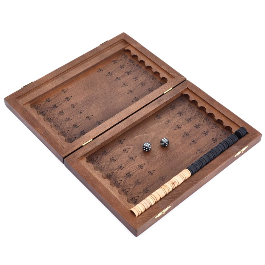 Нарды резные Ивановские мини "Царь" 35 купить в Нижнем Новгороде