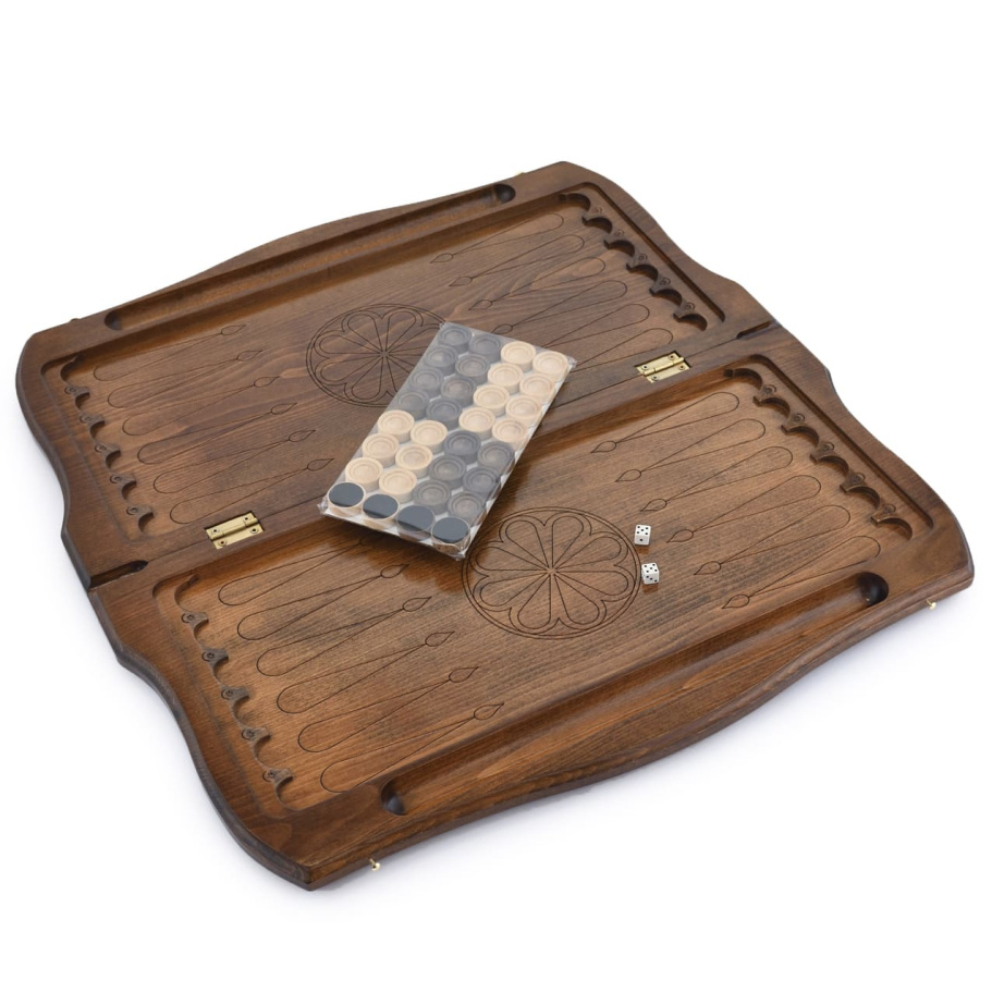 Нарды резные "Многогрань" большие 60, Sargsyan купить в Нижнем Новгороде