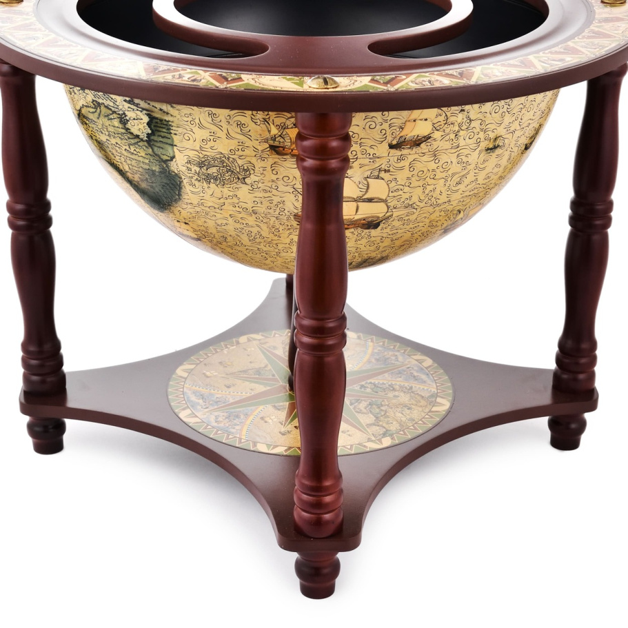 Глобус бар настольный "Античная", сфера 33 см купить в Нижнем Новгороде