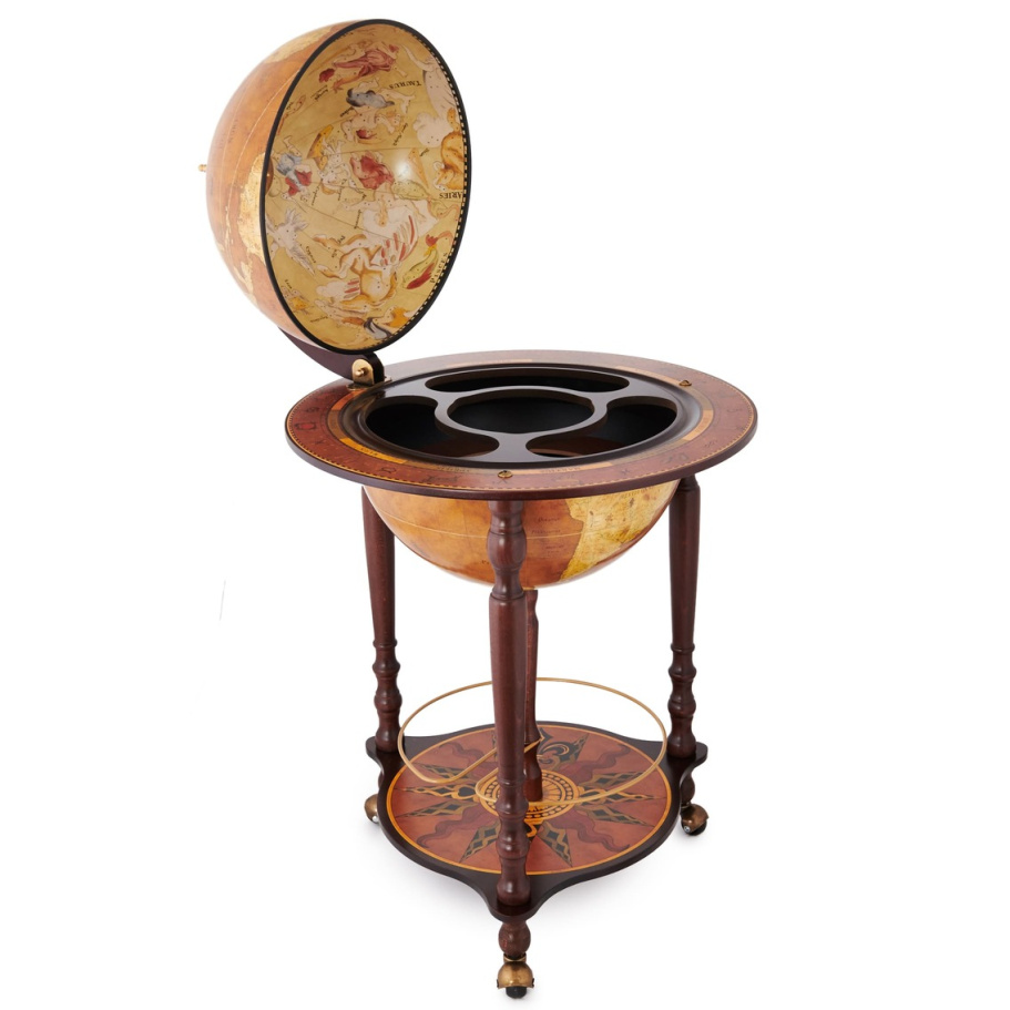 Глобус бар напольный "Да Винчи", сфера 40см купить в Нижнем Новгороде